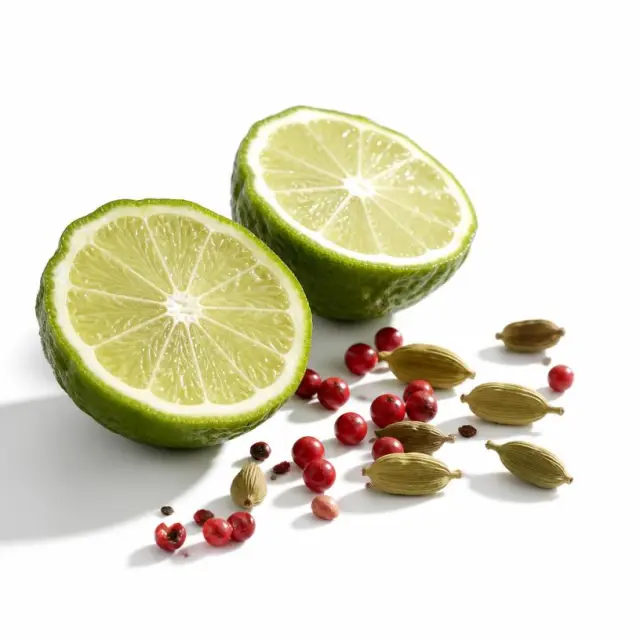 Bergamot, Pink Pepper, Cardamom